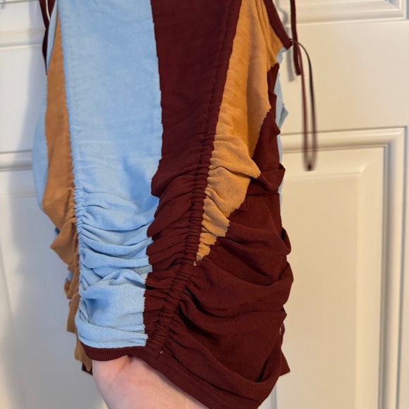 Zara Multicolor Ruched Top - Picture 8 of 8